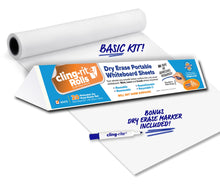 Load image into Gallery viewer, Basic Cling-riteยฎ Roll - 20 sheets and dry erase marker included