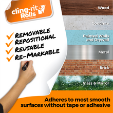 Load image into Gallery viewer, Cling-riteยฎ Roll - 40 Dry Erase Sheets