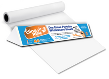Load image into Gallery viewer, Cling-rite® Roll - 40 Dry Erase Sheets
